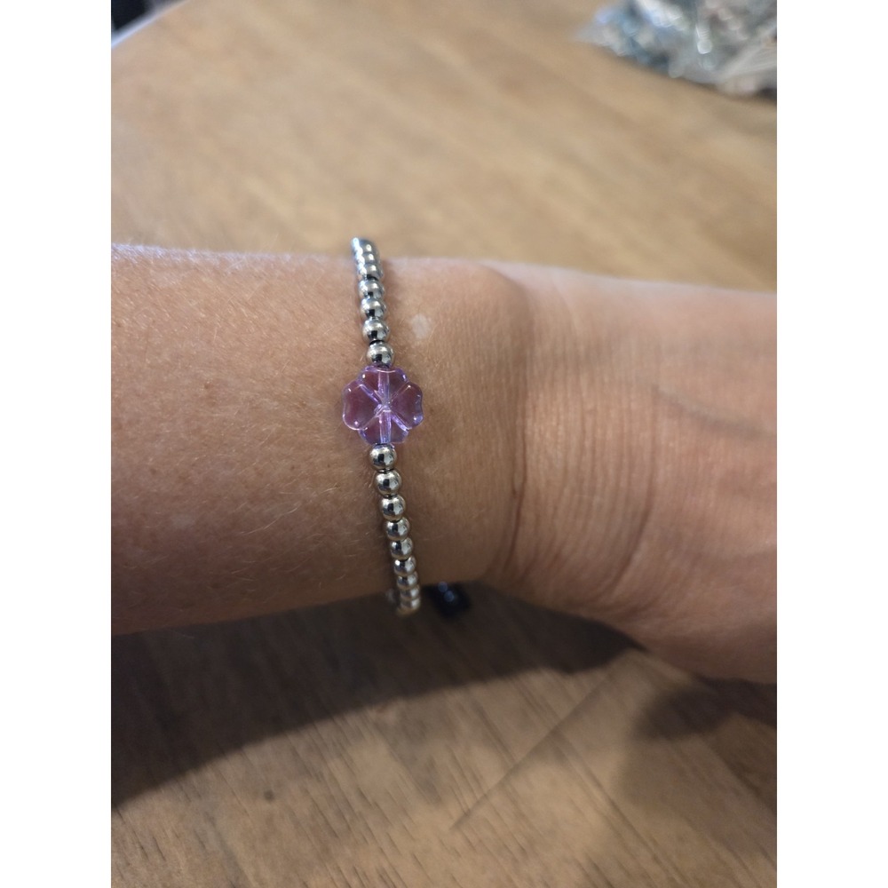 NWT Nogu silver bracelet w/ charm - Picture 2 of 3